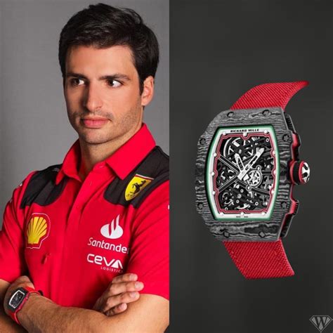 carlos sainz orologio richard mille|charles sainz watch.